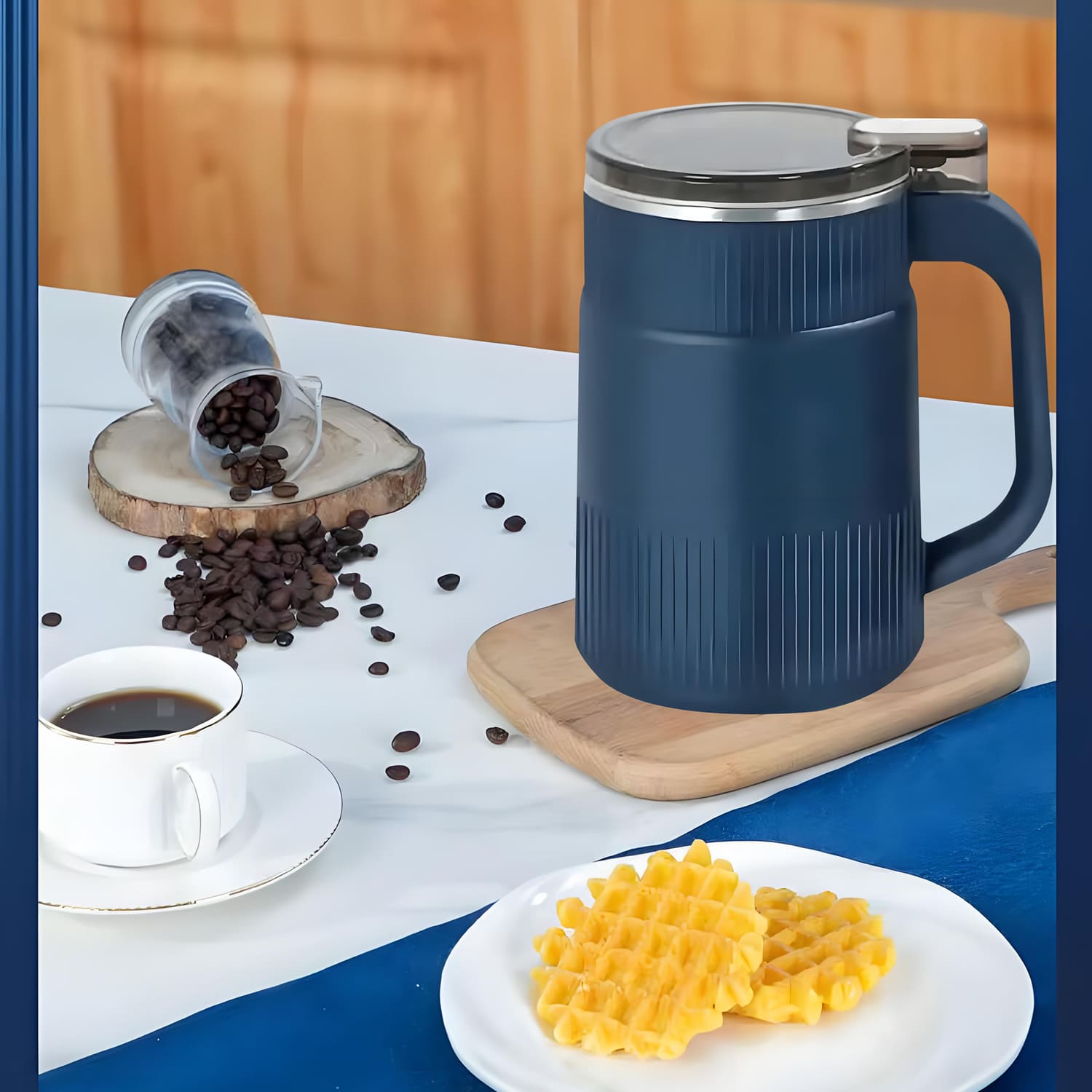 Herb Grinder with Stainless Steel Blades – Home Use Dry Goods Pulverizer