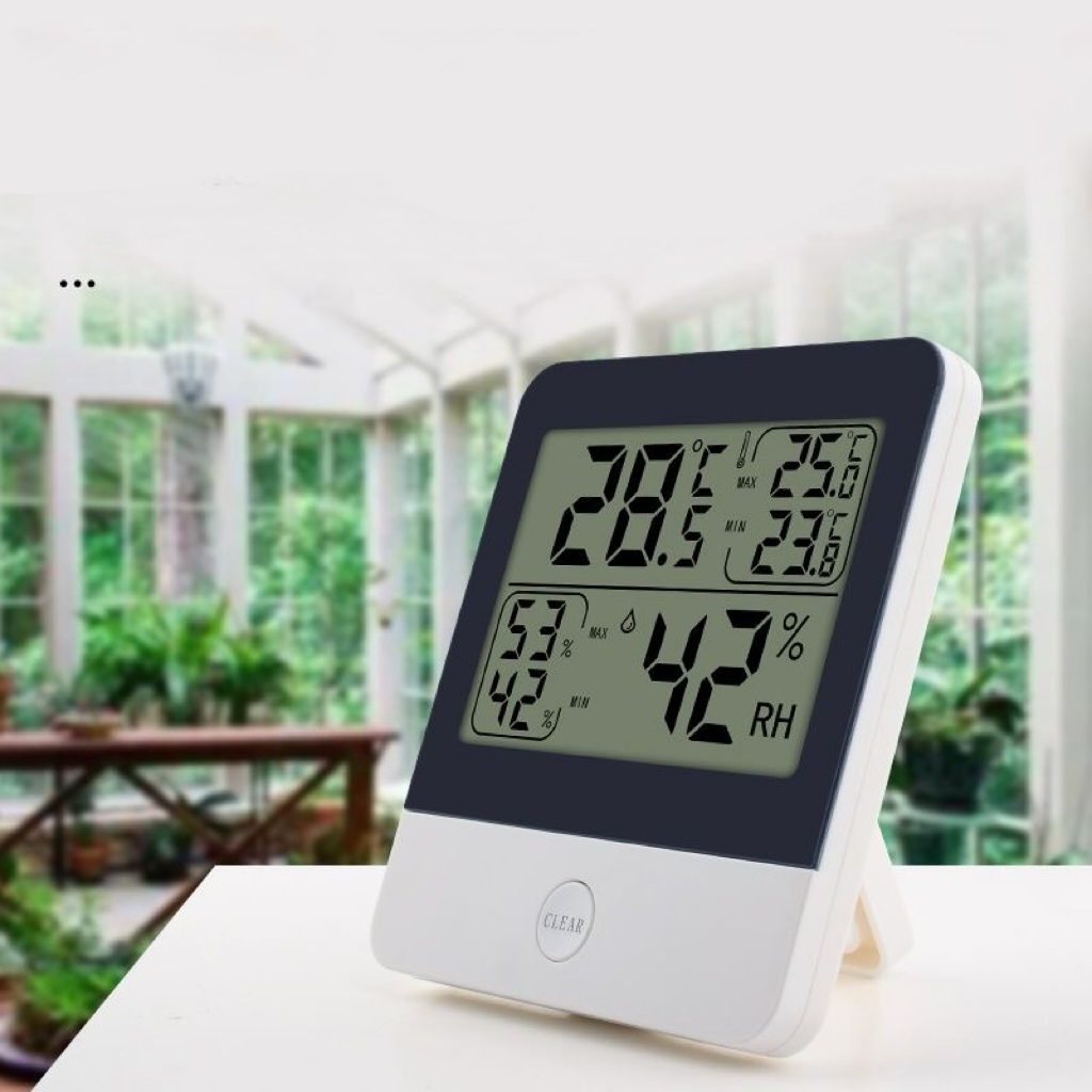 Electronic Thermometer and Hygrometer Crafted from ABS Material – A High-Quality Household Thermometer and Hygrometer with a Superior Movement